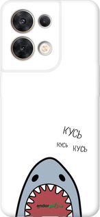 Силиконовый чехол Акула для Oppo Reno8 5G - 4870u-2614 изображение 