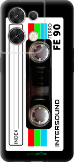 Силиконовый чехол Кассета с90 для Oppo Reno8 5G - 4894u-2614 изображение 