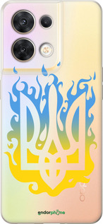 Силиконовый чехол Герб v1 для Oppo Reno8 5G - 5258u-2614 изображение 