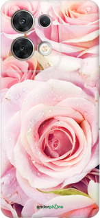Силиконовый чехол Розы для Oppo Reno8 5G - 525u-2614 изображение 