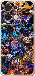 Силиконовый чехол № 5375 для Oppo Reno8 5G - 5375u-2614 изображение 