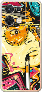 Силиконовый чехол № 5383 для Oppo Reno8 5G - 5383u-2614 изображение 