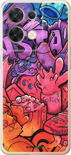 Силиконовый чехол № 5391 для Oppo Reno8 5G - 5391u-2614 изображение 