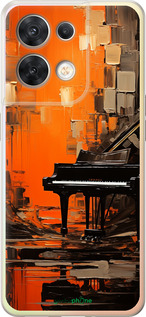 Силиконовый чехол Чехол для телефона Оранжевый Рояль для Oppo Reno8 5G - 5937u-2614 изображение 