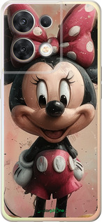 Силиконовый чехол Minnie Mouse для Oppo Reno8 5G - 6054u-2614 изображение 