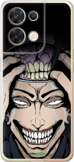 Силиконовый чехол Магическая Битва Kenjaku для Oppo Reno8 5G - 6151u-2614 изображение 