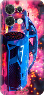 Силиконовый чехол Ауди для Oppo Reno8 5G - 6286u-2614 изображение 