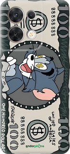 Силиконовый чехол Том и джерри для Oppo Reno8 5G - 6291u-2614 изображение 