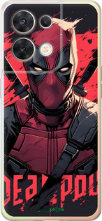 Силиконовый чехол Дедпул для Oppo Reno8 5G - 6293u-2614 изображение 