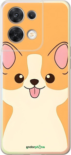 Силиконовый чехол Милый пес для Oppo Reno8 5G - 6296u-2614 изображение 