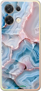 Силіконовий чехол Мрамор для Oppo Reno8 5G - 6306u-2614 изображение 