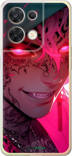 Силиконовый чехол Аниме демон 3 для Oppo Reno8 5G - 6313u-2614 изображение 