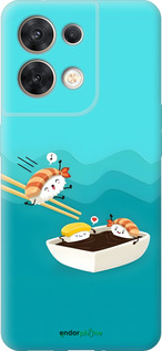 Силиконовый чехол Суши для Oppo Reno8 5G - 6354u-2614 изображение 