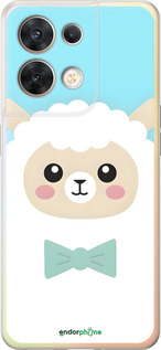 Силиконовый чехол Милый барашек для Oppo Reno8 5G - 6355u-2614 изображение 