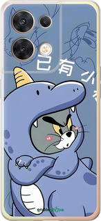 Силиконовый чехол Том и джерри 1 для Oppo Reno8 5G - 6358u-2614 изображение 