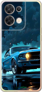 Силиконовый чехол Форд мустанг для Oppo Reno8 5G - 6374u-2614 изображение 