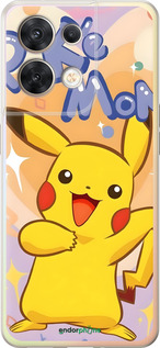 Силіконовий чехол Пикачу для Oppo Reno8 5G - 6383u-2614 изображение 