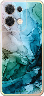 Силіконовий чехол З абстрактним малюнком барвисті Солоні береги для Oppo Reno8 5G - 6405u-2614 изображение 