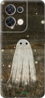 Силиконовый чехол Привидение и светлячки для Oppo Reno8 5G - 6406u-2614 изображение 