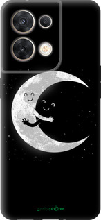Силиконовый чехол Лунные объятия для Oppo Reno8 5G - 6508u-2614 изображение 