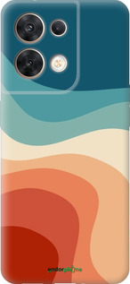 Силіконовий чехол У стилі ретро з хвилями для Oppo Reno8 5G - 6531u-2614 изображение 