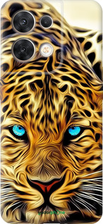 Силиконовый чехол Леопард для Oppo Reno8 5G - 6611u-2614 изображение 