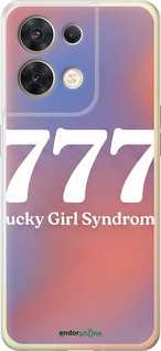 Силиконовый чехол 'Aesthetic Aura Gradient 777 Lucky Energy' для Oppo Reno8 5G изображение 3