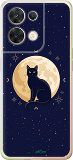 Силиконовый чехол Cute Cat Celestial/Witchy для Oppo Reno8 5G - 6787u-2614 изображение 