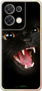 Силиконовый чехол Чёрная кошка для Oppo Reno8 5G - 932u-2614 изображение 