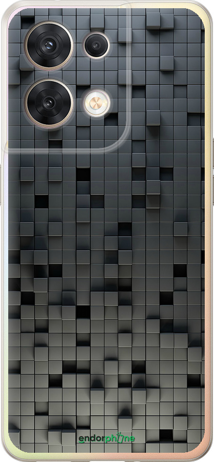 Силіконовий чехол Кубики для Oppo Reno8 5G - 1061u-2614 изображение 
