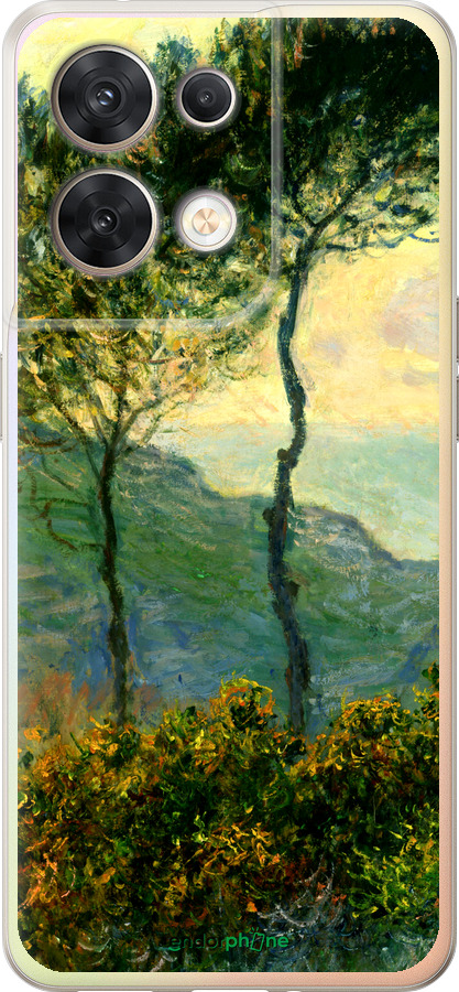 Силиконовый чехол Клод Моне для Oppo Reno8 5G - 1193u-2614 изображение 