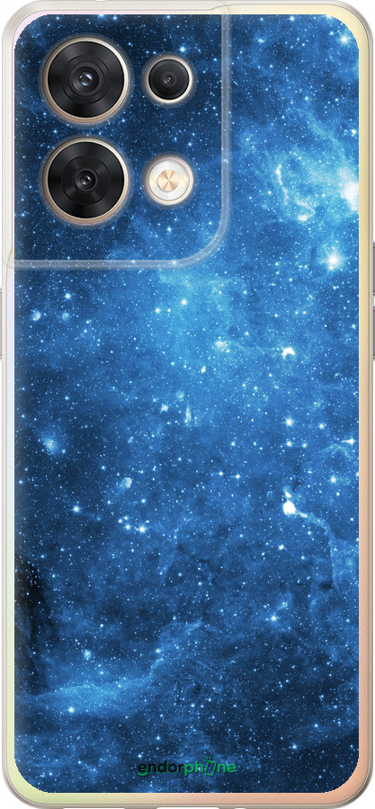 Силиконовый чехол Звёздное небо для Oppo Reno8 5G - 167u-2614 изображение 