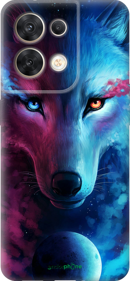 Силиконовый чехол Арт-волк для Oppo Reno8 5G - 3999u-2614 изображение 