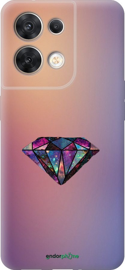 Силиконовый чехол Диамант для Oppo Reno8 5G - 4352u-2614 изображение 