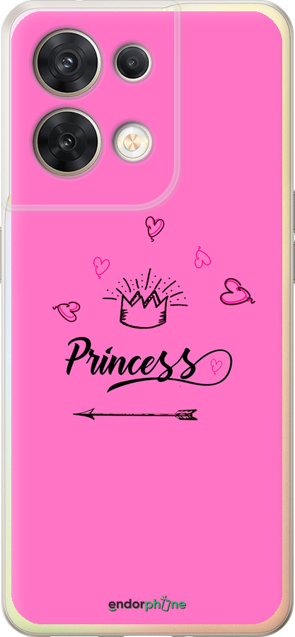 Силиконовый чехол Princess для Oppo Reno8 5G - 4361u-2614 изображение 