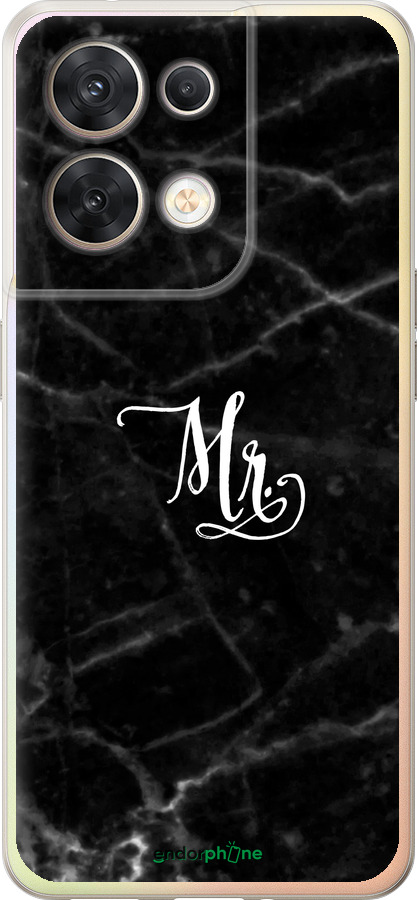 Силіконовий чехол Мармур1 для Oppo Reno8 5G - 4582u-2614 изображение 