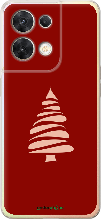 Силіконовий чехол Новорічний 15 для Oppo Reno8 5G - 4628u-2614 изображение 