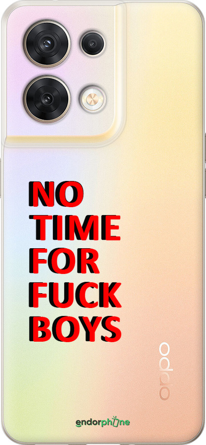 Силиконовый чехол Нет времени для Oppo Reno8 5G - 4635u-2614 изображение 