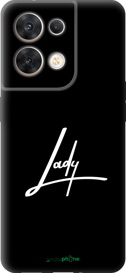 Силиконовый чехол Lady 2 для Oppo Reno8 5G - 4867u-2614 изображение 