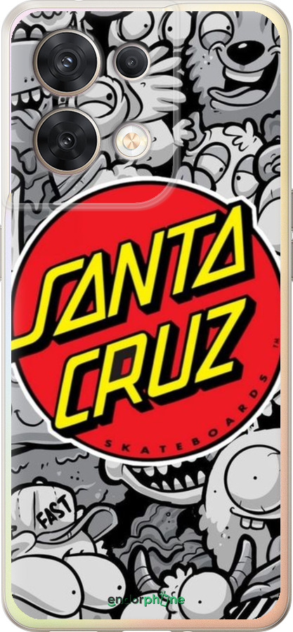 Силиконовый чехол № 5337 для Oppo Reno8 5G - 5337u-2614 изображение 