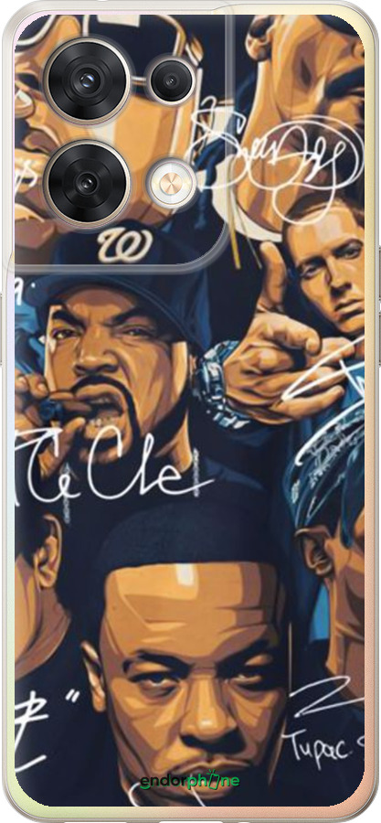 Силиконовый чехол № 5338 для Oppo Reno8 5G - 5338u-2614 изображение 