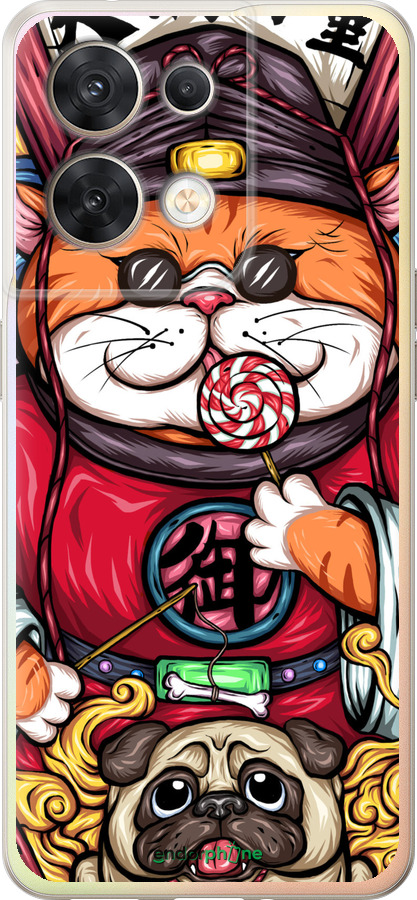 Силиконовый чехол № 5341 для Oppo Reno8 5G - 5341u-2614 изображение 