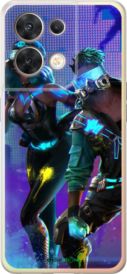 Силиконовый чехол № 5372 для Oppo Reno8 5G - 5372u-2614 изображение 