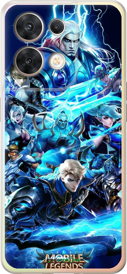 Силиконовый чехол № 5374 для Oppo Reno8 5G - 5374u-2614 изображение 