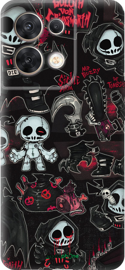 Силіконовий чехол № 5380 для Oppo Reno8 5G - 5380u-2614 изображение 