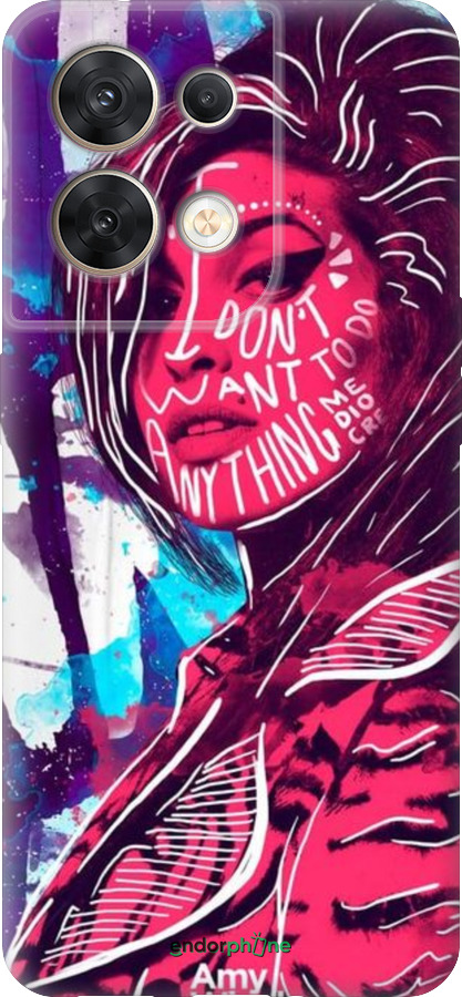 Силиконовый чехол Эми для Oppo Reno8 5G - 5381u-2614 изображение 