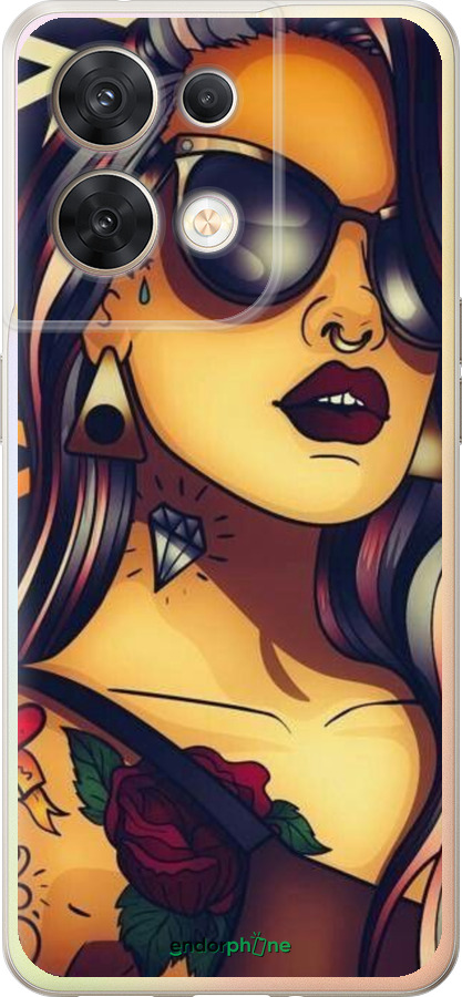 Силиконовый чехол № 5384 для Oppo Reno8 5G - 5384u-2614 изображение 