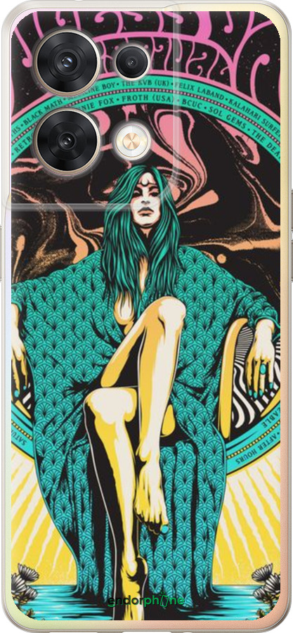 Силиконовый чехол № 5385 для Oppo Reno8 5G - 5385u-2614 изображение 