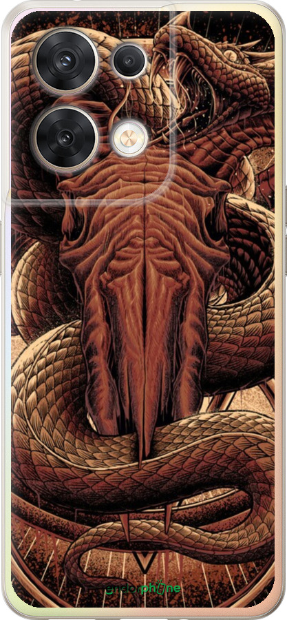 Силиконовый чехол № 5418 для Oppo Reno8 5G - 5418u-2614 изображение 