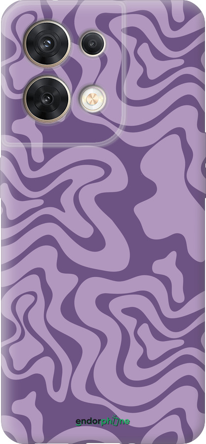 Силиконовый чехол Абстрактный узор v2 для Oppo Reno8 5G - 5572u-2614 изображение 